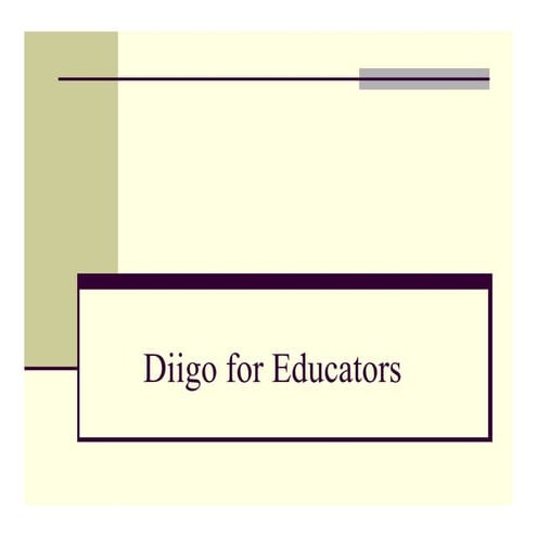 Diigo V4.0 for Educators