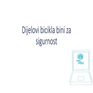 Prometna Učilica - Dijelovi bicikla...