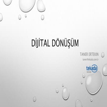 Dijital dönüşüm