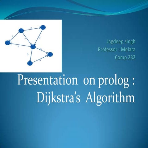 Dijkstra's algorithm presentation