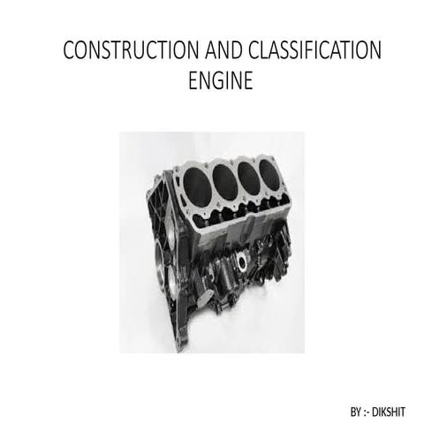 Engine type and classification. | PPT