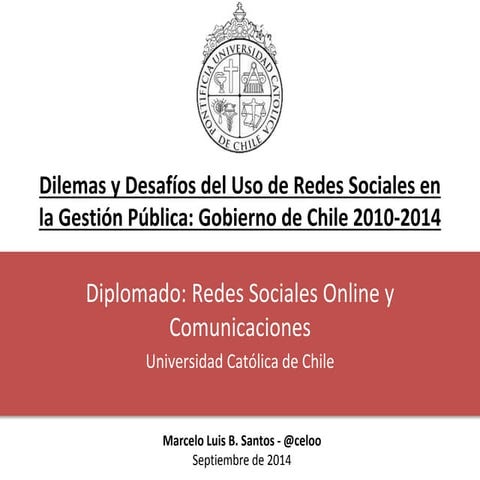 Dilemas y desafios del uso de redes sociales en la gestion publica