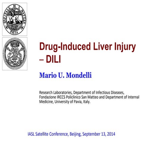 Drug induced liver injury (DILI) and Hepatotoxicity | PPTX