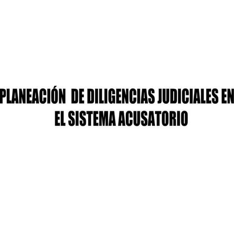 Diligencias judiciales ejercicio