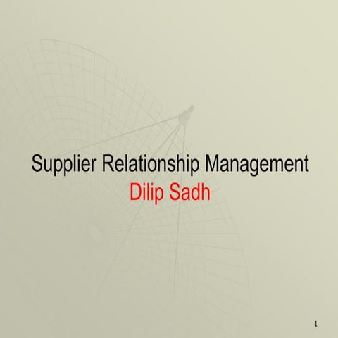 Dilip sadh srm think tree