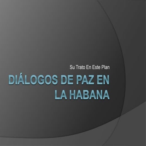 Diálogos de paz en la habana