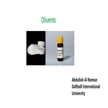 Diluent ppt
