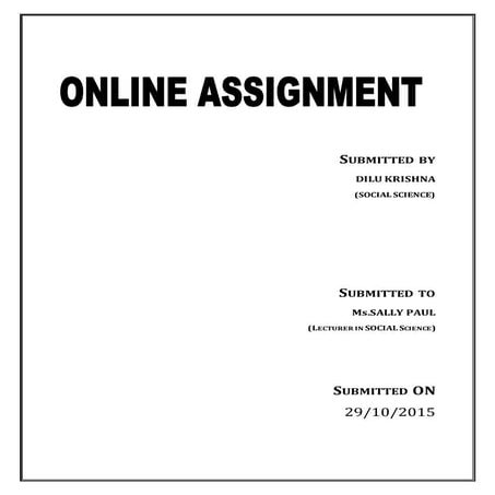 Dilu online assignment