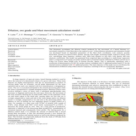 Assessment of powder factor in surface bench blasting | PDF