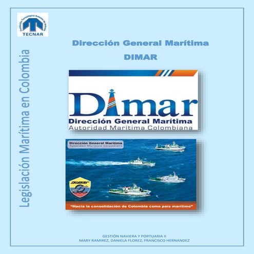 LEGISLACION MARITIMA EN COLOMBIA: DIMAR | DOCX