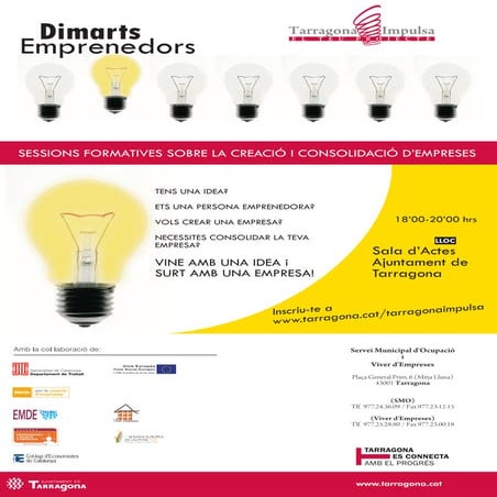 Tarragona impulsa: Dimarts emprenedors