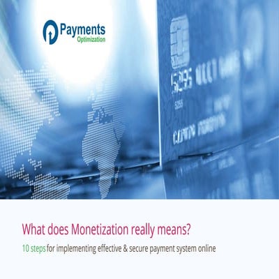 What does Monetization really means?