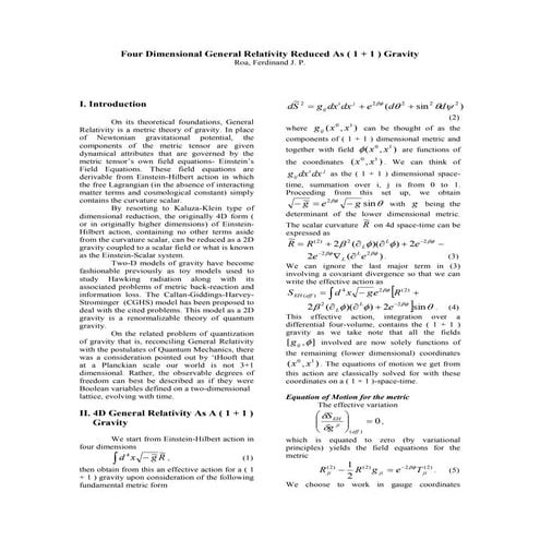 Metric tensor in general relativity | PPTX