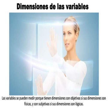 Dimensión de las variables | PDF