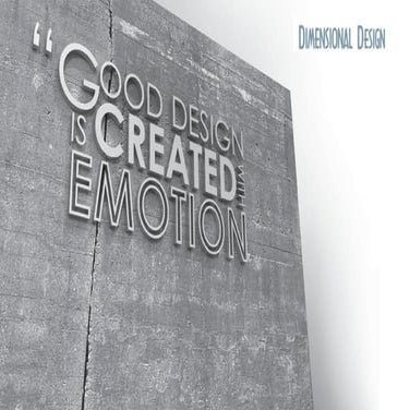 Dimensional Design Graphics Deck