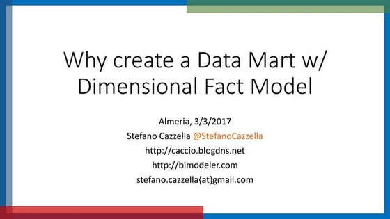 multi dimensional data model | PPT