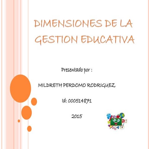Dimensiones de la gestión educativa | PDF
