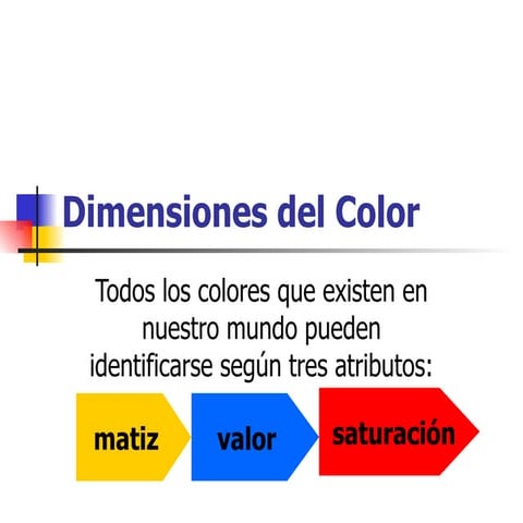 Dimensiones del color | PPS