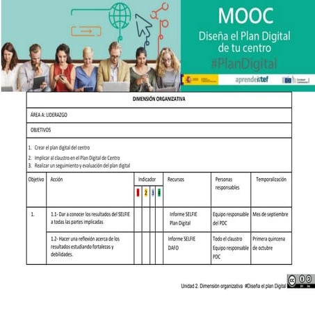 Dimension organizativa salomé