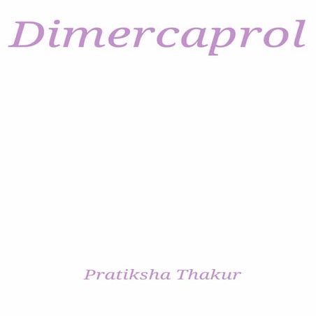 Dimercaprol | PDF