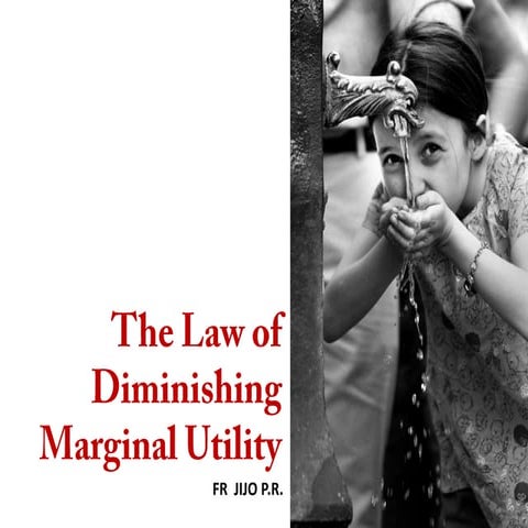 Diminishing marginal utility