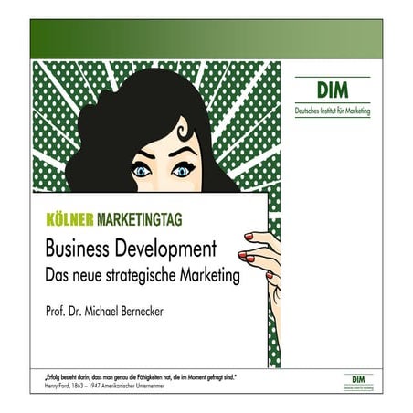 Business Development - Basiswissen