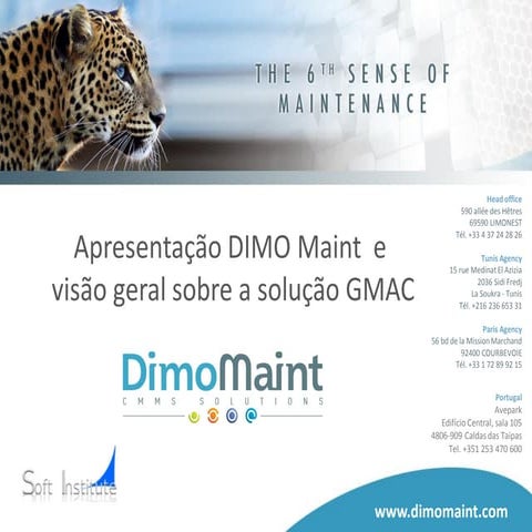Soft Institute | Dimo Maint | Gestão da Manutenção | PDF
