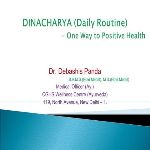 Dinacharya
