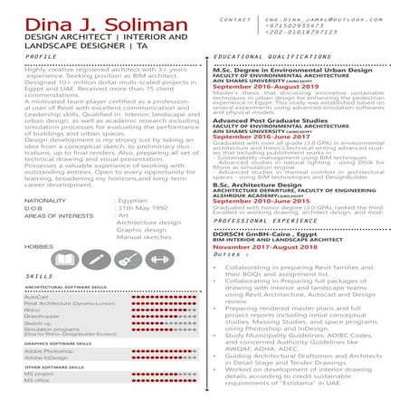 Dina jamal resume