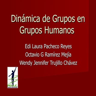 Dinamica De Grupos Humanos