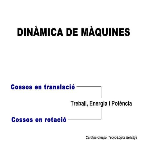 Dinàmica de Màquines