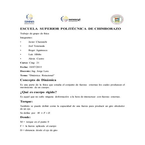 Dinamica rotacional