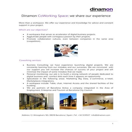 Dinamon coworking space 