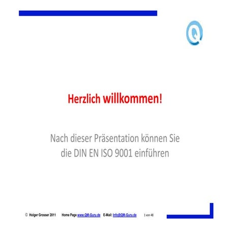 Din en iso 9001 Einführung bis zur Zertifizierung