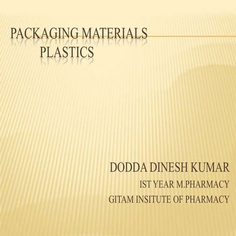 PACKAGING PLASTIC MANUFACTURE