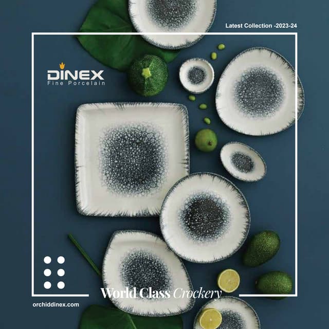 Gural Porcelain By Orchid Dinex Presents The Ocean Blue Textured ...