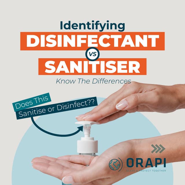 Disinfectant vs Sanitiser, What is The Difference?.pdf