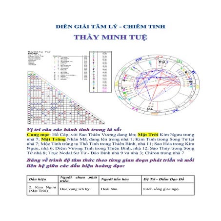 Diễn giải Tâm lý - Chiêm tinh Thầy Minh Tuệ