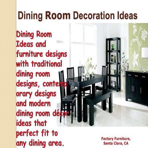 Dining Room Ideas | PPTX