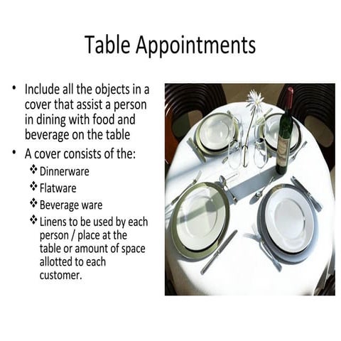 Dining Room Presentation