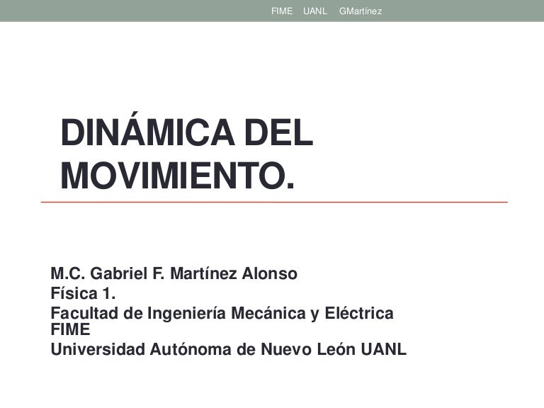 Dinámica del movimiento