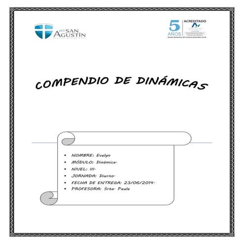 Compendio de dinámicas de juego 