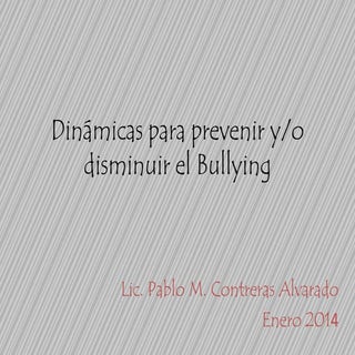 Dinámicas y actividades para preven...