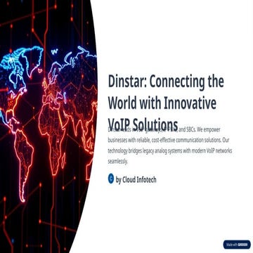 Dinstar Connecting the World with VoIP Solutions