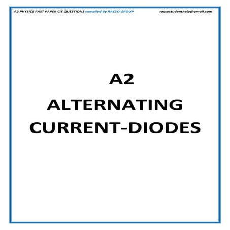 Diodes  alternatig current