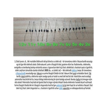 Diodlar.haqida tushuncha va uning turlari pptx | PPTX