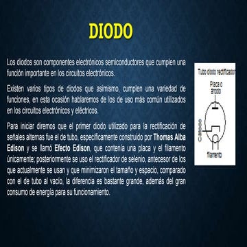 Diodo zener Y Características principales | PPTX