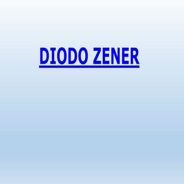 Diodo zener