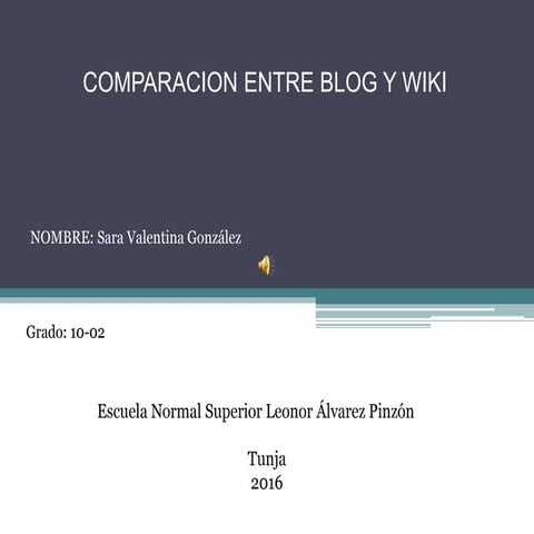 Blog vs wiki | DOCX