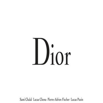 Dior - Digital Audit | PDF